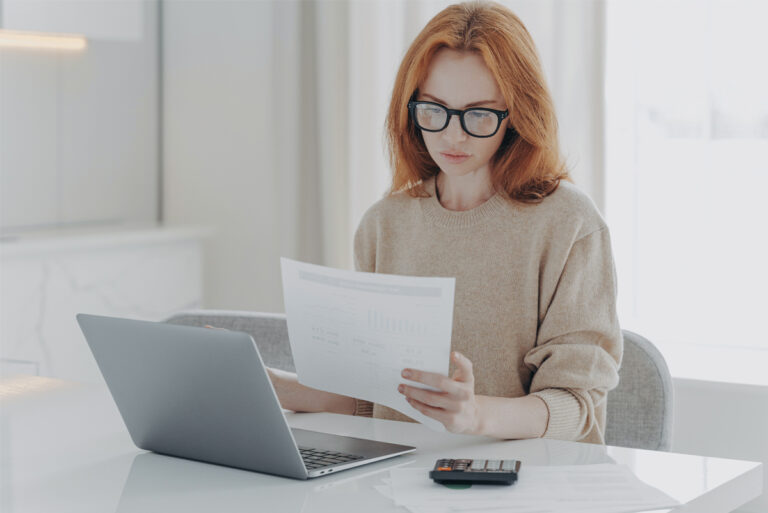 Woman executing backdoor Roth IRA conversion.
